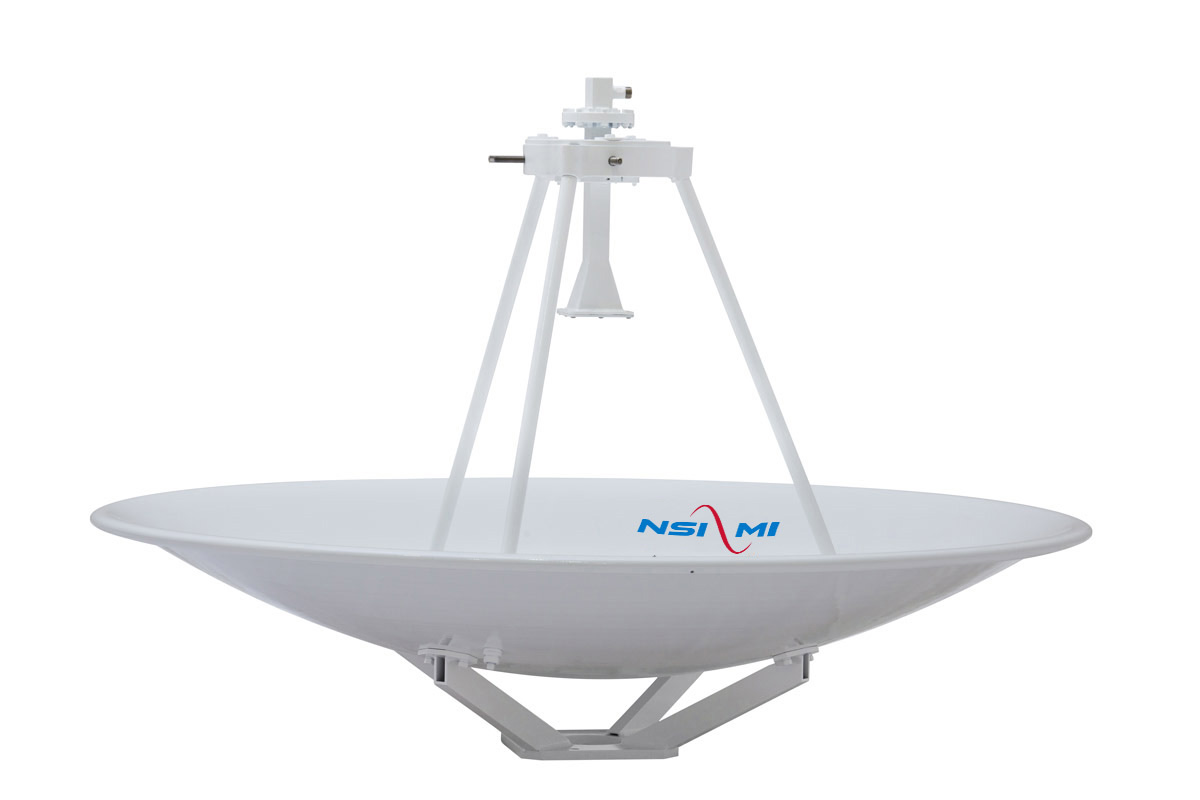 Focused-and-Aligned-Parabolic-Reflectors-and-Waveguide-Feed front view