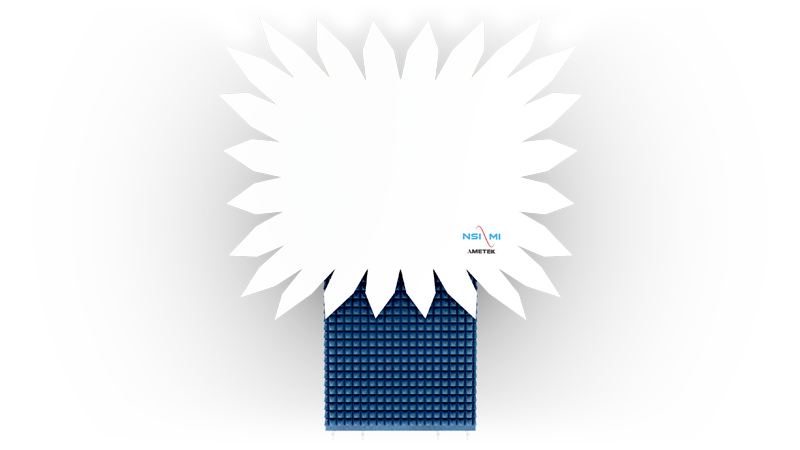 Compact range reflector